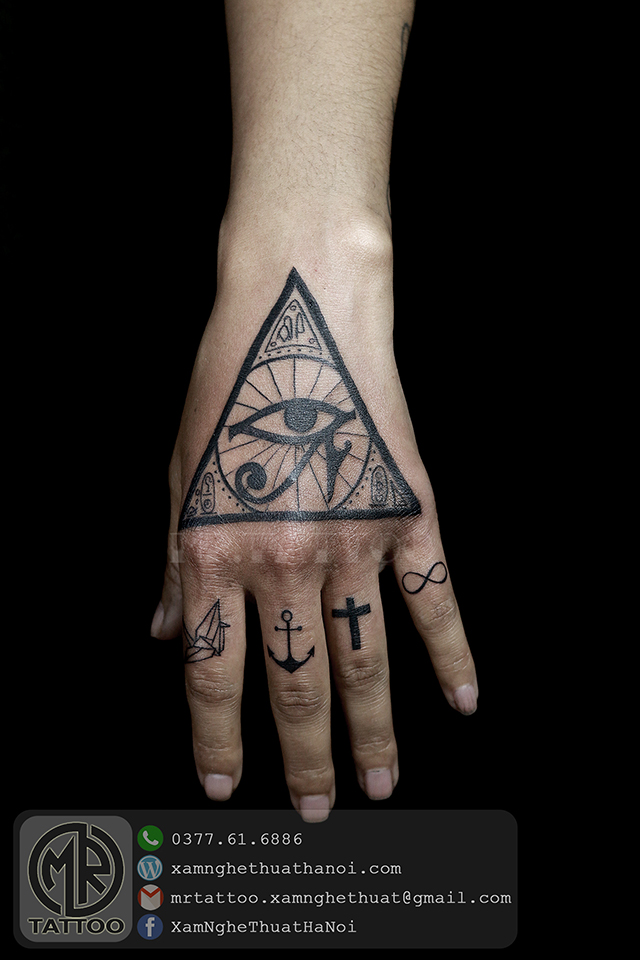 Hình Xăm Con Mắt Ai Cập (0821) – Mr.Tattoo